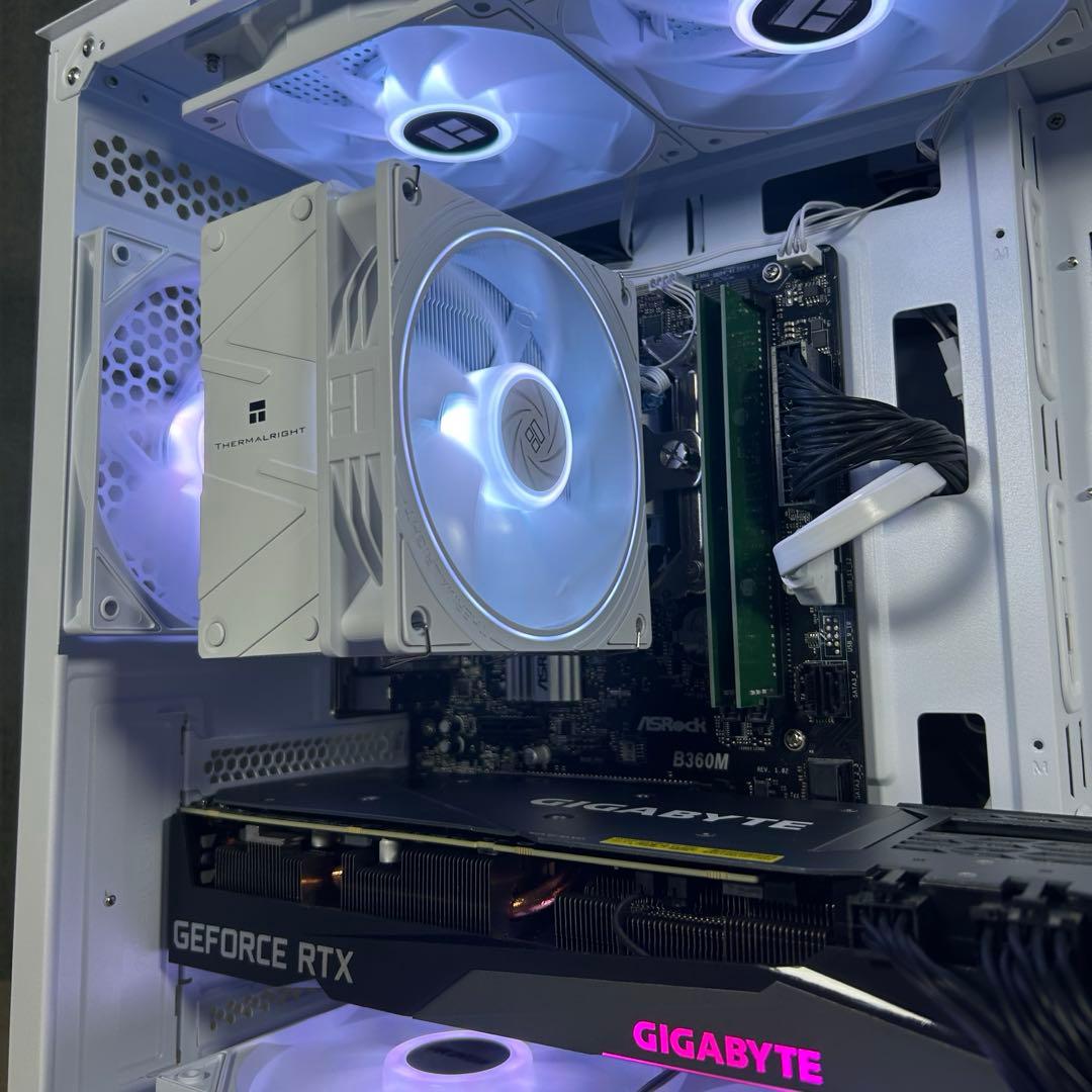 超高性能 白 ゲーミングPC RTX3070 Windows11 ワイルズ快適