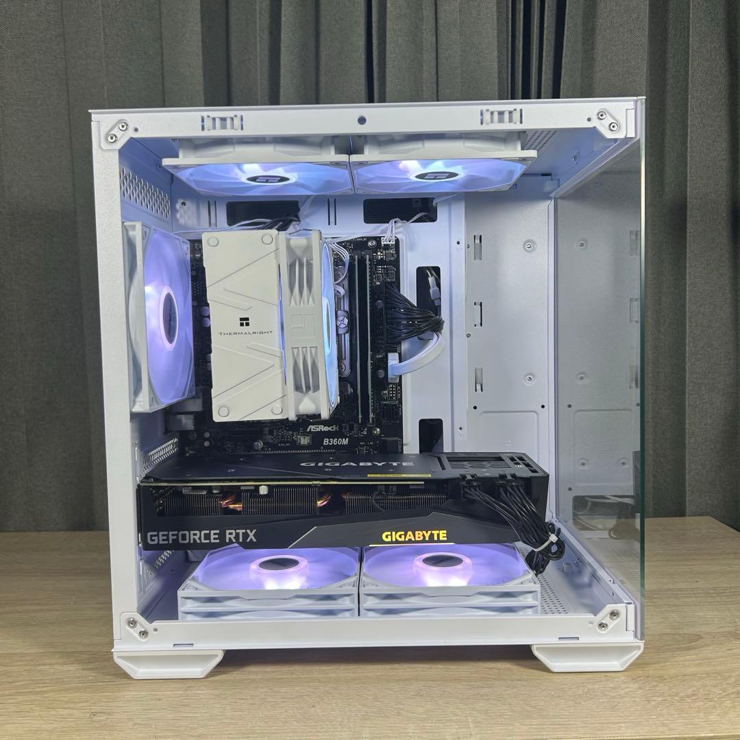 超高性能 白 ゲーミングPC RTX3070 Windows11 ワイルズ快適