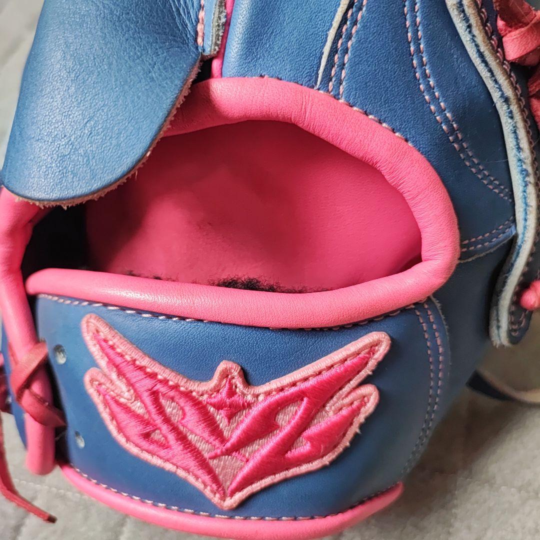 美品 Z'ZOOM 野球 軟式グローブ 投手用 小指2本