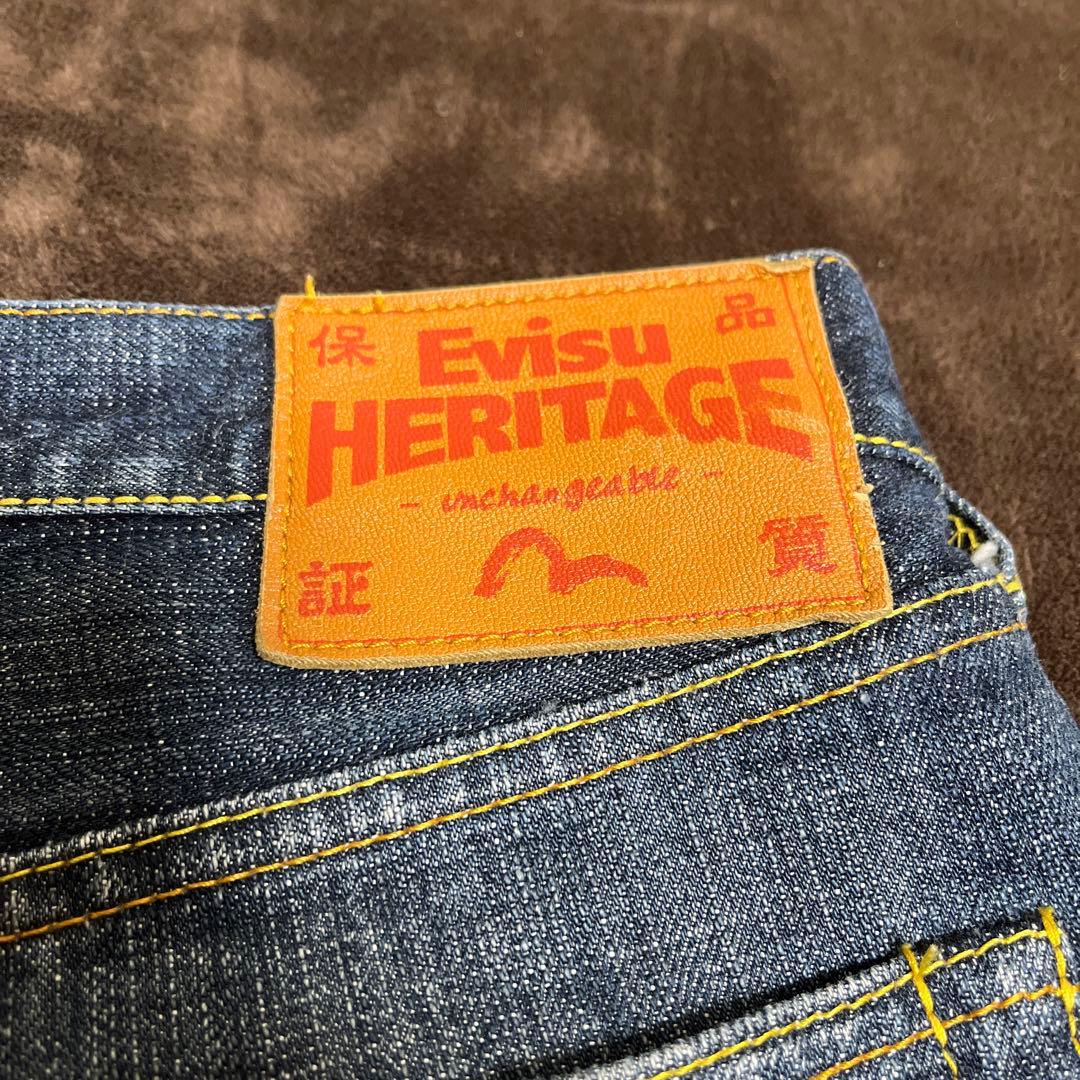 EVISU HERITAGE W33 バックポケット刺繍