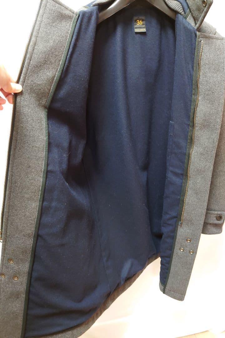 【美品】定価96,800 サイベーシックス　ダッフルコート　36グレー