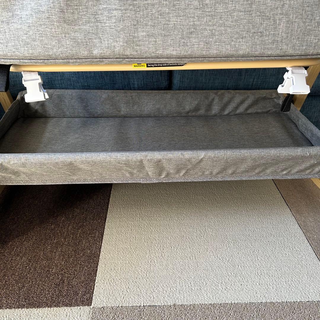 美品　HZDMJ ベビーベッド　蚊帳付き　折りたたみ式