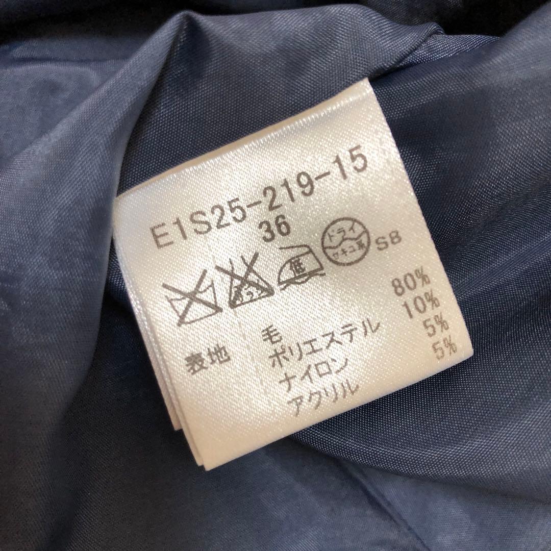 BURBERRY タータンチェック ウール フレア ミニスカート 36 レッド