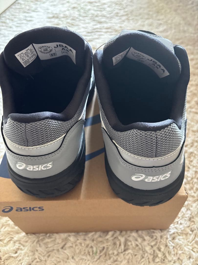 新品アシックスWIN JOB CP209 BOA安全靴 グレー/ホワイト27㎝