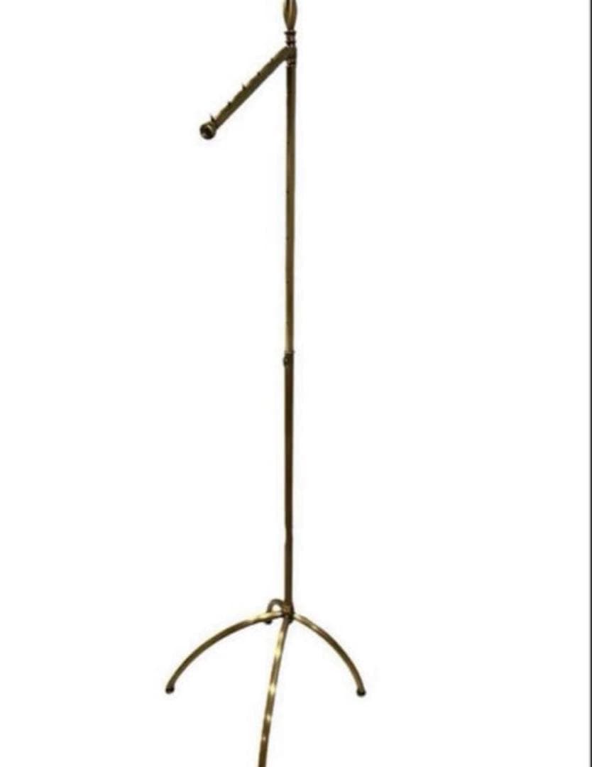 ハンガーラック　傾斜ハンガー　高さ可変　アンティークゴールド　ラスト1点