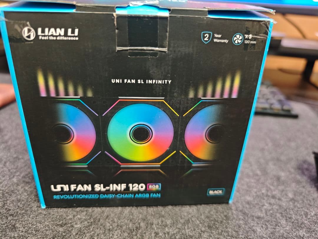 Lian Li UNI FAN SL-INF 120 RGB 3個セット