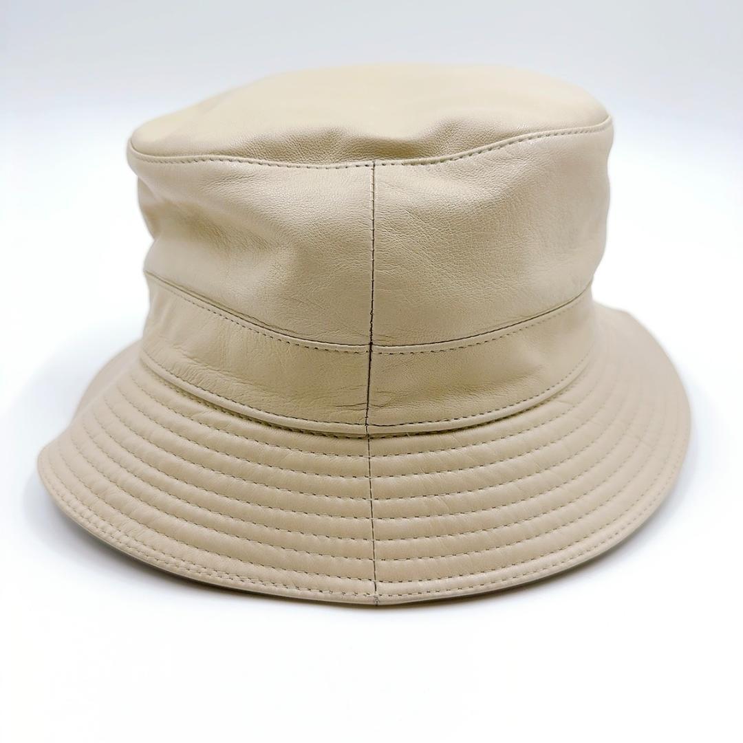 ◇エルメス◇MOTSCH/57/バケットハット/帽子/ベージュ/ブランド