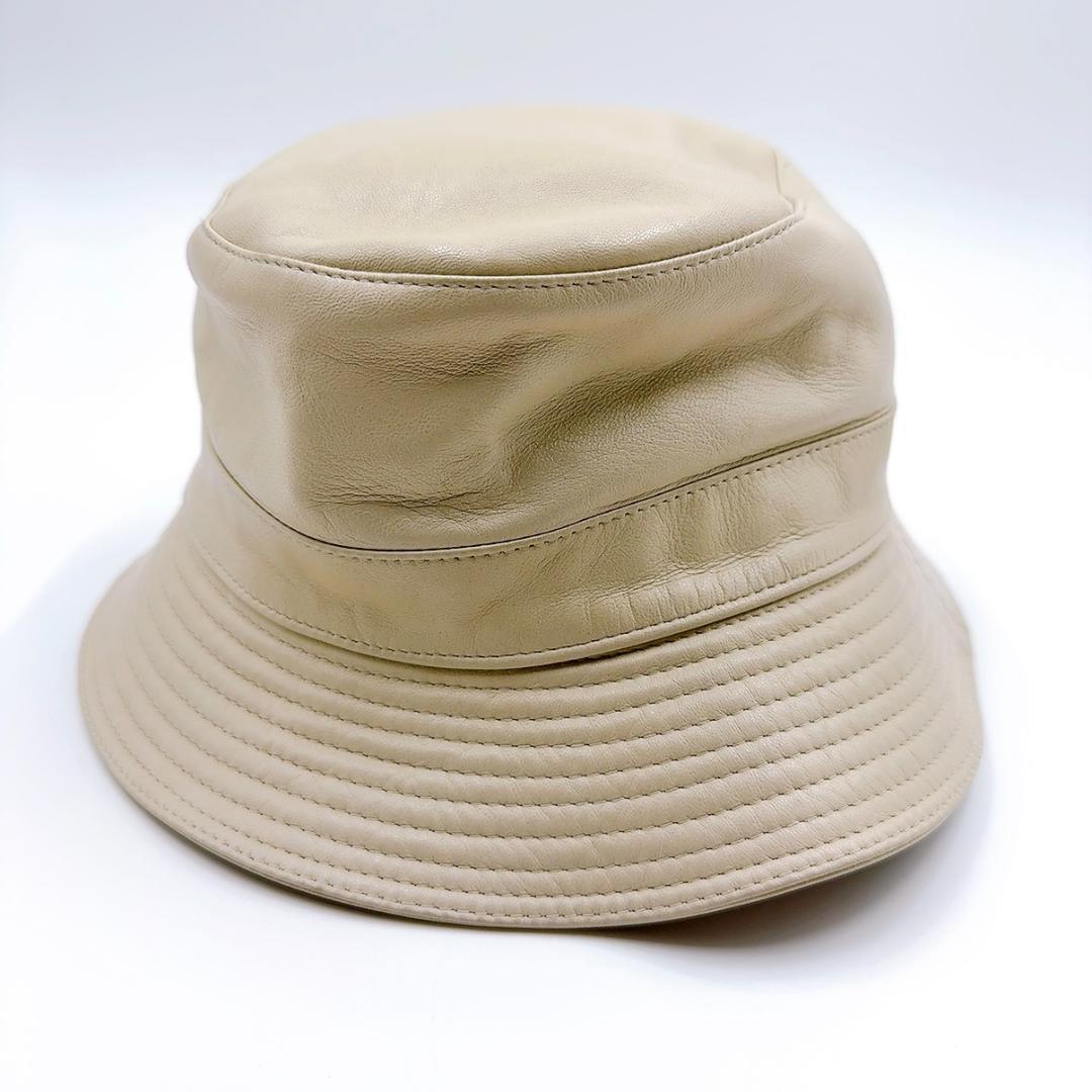 ◇エルメス◇MOTSCH/57/バケットハット/帽子/ベージュ/ブランド