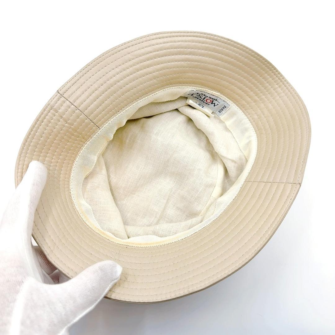 ◇エルメス◇MOTSCH/57/バケットハット/帽子/ベージュ/ブランド