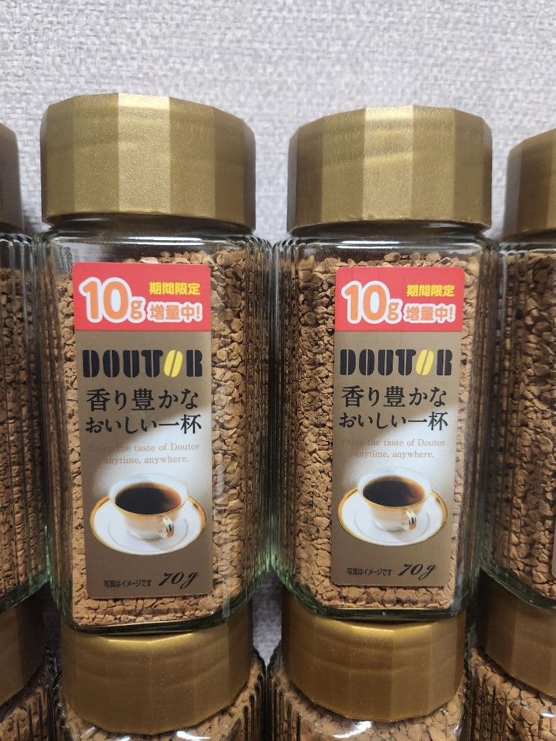 DOUTOR ドトールコーヒー 香り豊かなおいしい一杯 70g ×12本