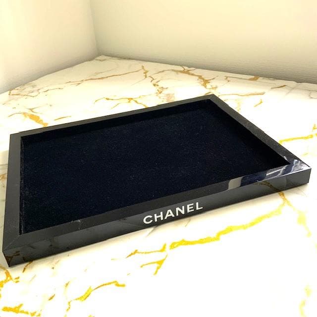 CHANEL ブラック トレイ 約25cm x 18cm 正規 ノベルティー