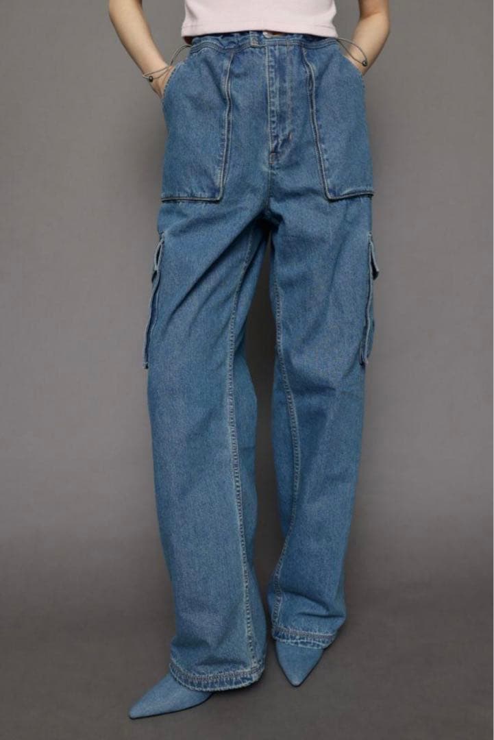 パンツ ADJUST WAIST CARGO-B