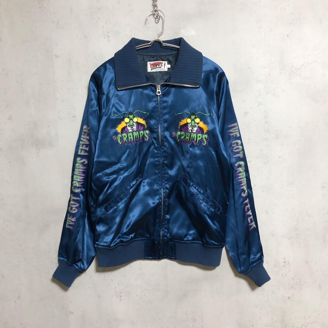 良品　HYSTERIC GLAMOUR×THE Cramps サテン　スカジャン