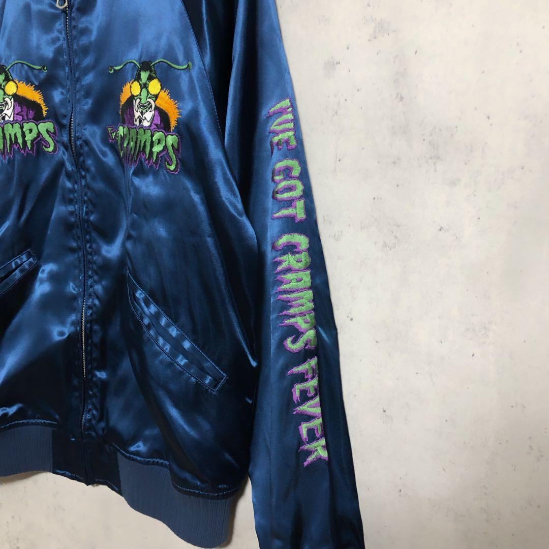 良品　HYSTERIC GLAMOUR×THE Cramps サテン　スカジャン