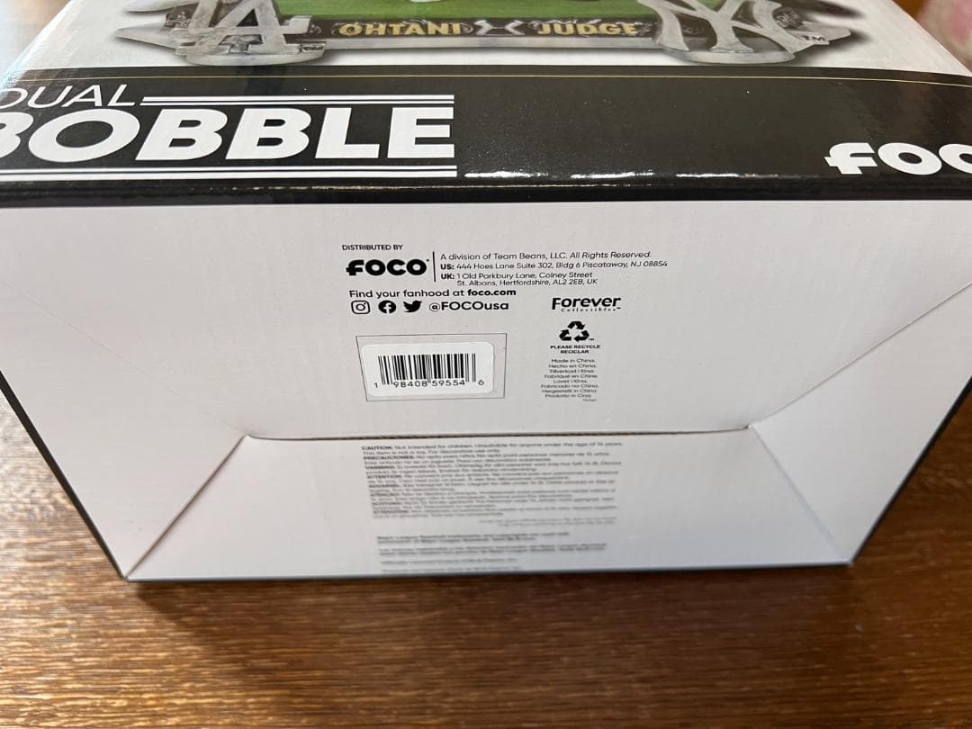 大谷翔平 アーロン・ジャッジ デュアル ボブルヘッド 2024 ワールドシリーズ