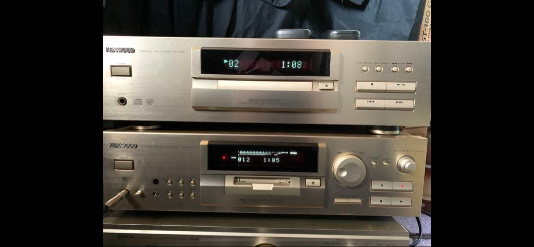 ケンウッドMDデッキ　DM-9090 CDプレーヤー　DP-5090 2台セット