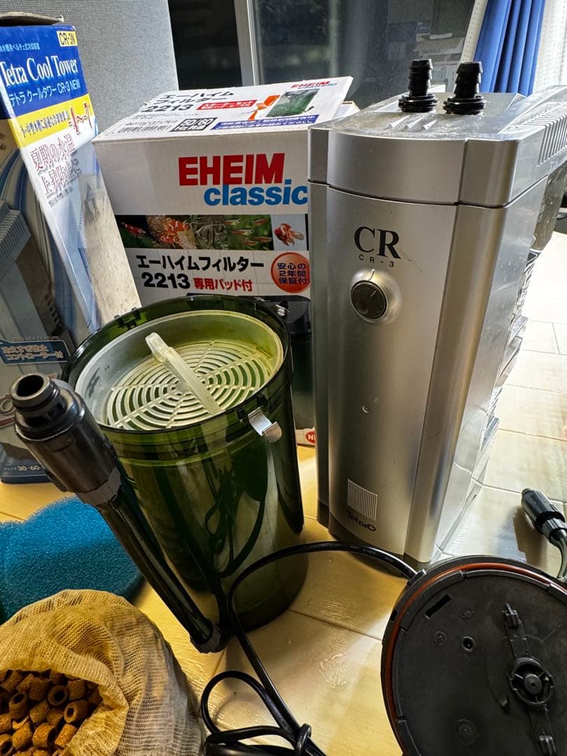 フィルター　エーハイム 2213 オートヒーター　クールタワー　セット付属品多数