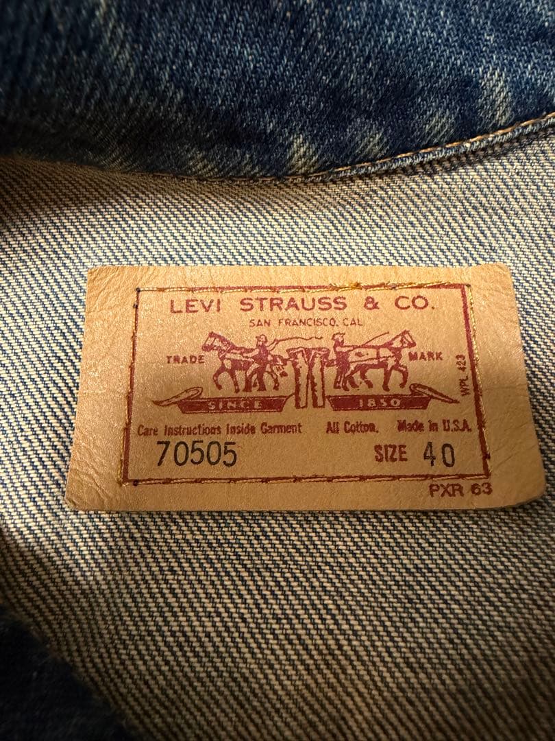Levi's 70505 3rd 96年製　USA製　サイズ40 90s