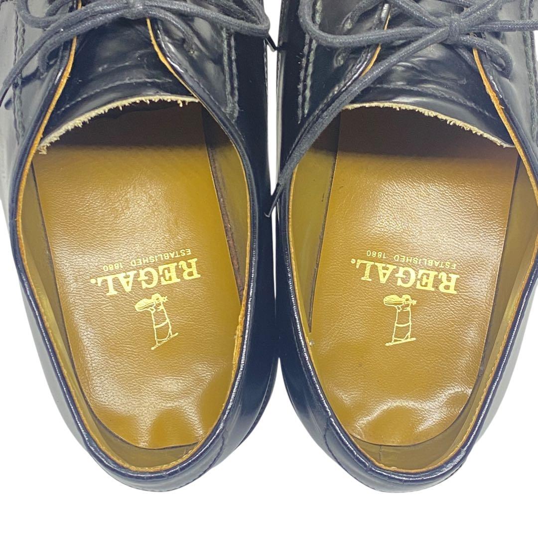 REAGAL リーガル　26.5 革靴 プレーントゥ 2504 ブラック 黒色