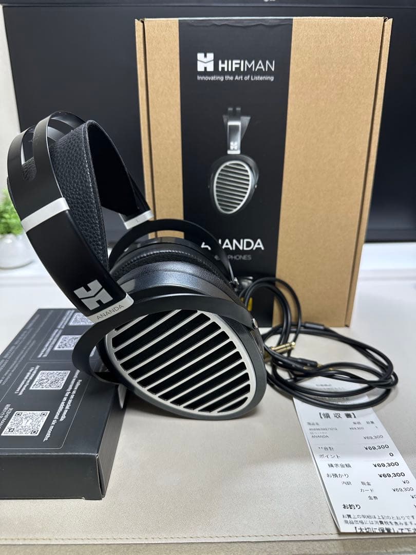未使用に近いHIFIMAN Anandaヘッドフォン