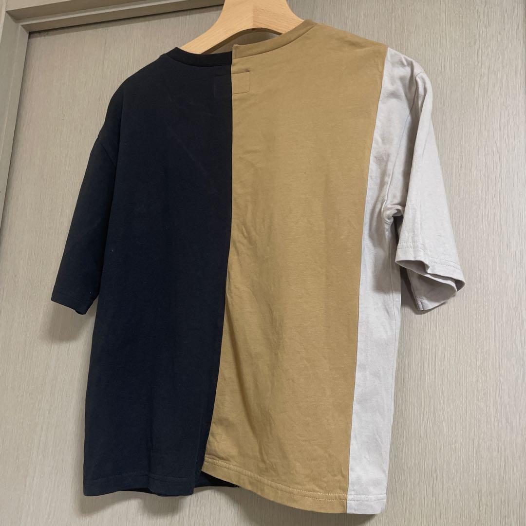 ノースフェイス✖︎beamsboyアシメロゴTシャツ