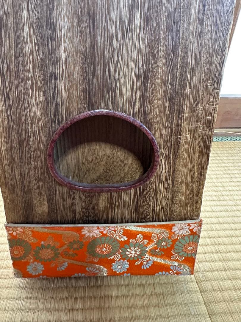 伝統的な木製琴 13弦 ダークブラウン