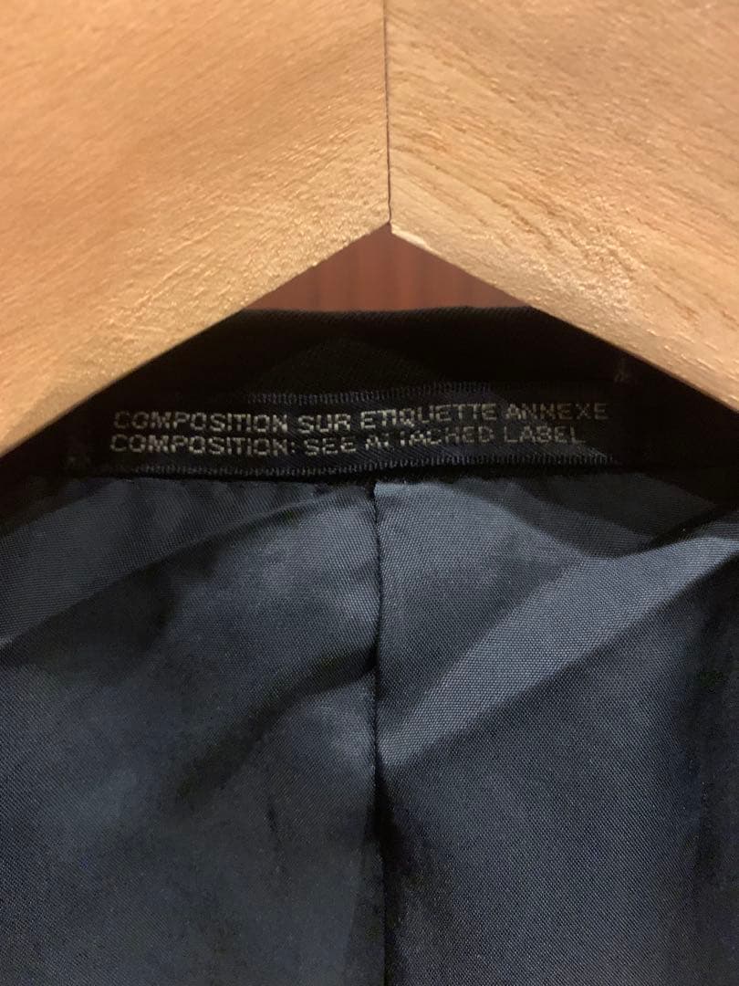 あ*め様 ヨウジヤマモト ダブルブレスト テーラードジャケット 黒