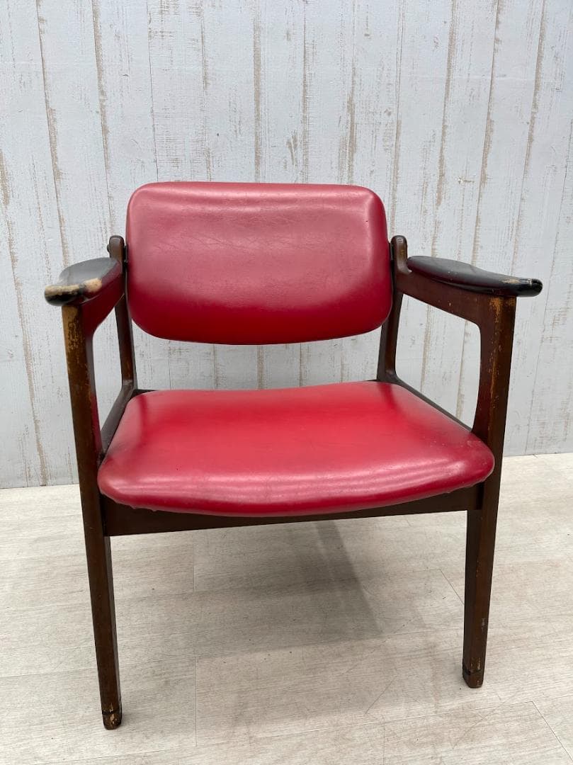 富士ファニチア アームチェア 安楽椅子 ミッドセンチュリー ダイニングチェア