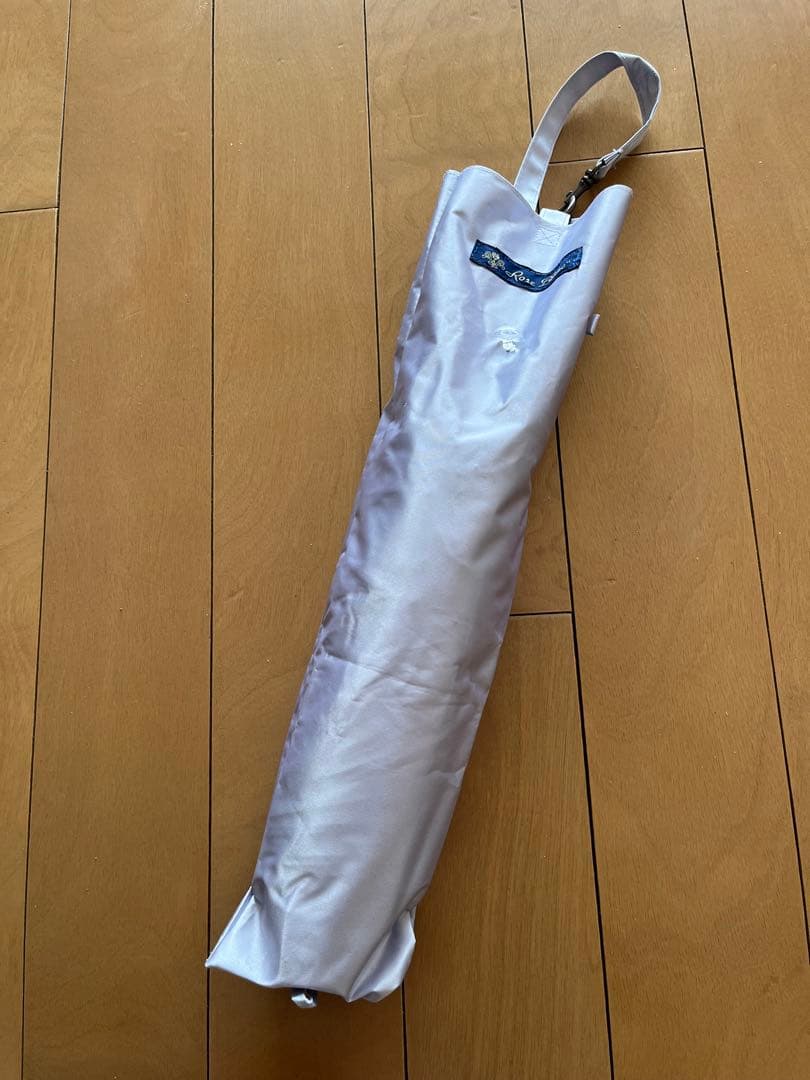 美品　芦屋ロサブラン　3段折りたたみ日傘　晴雨兼用　ラベンダー　完全遮光100%