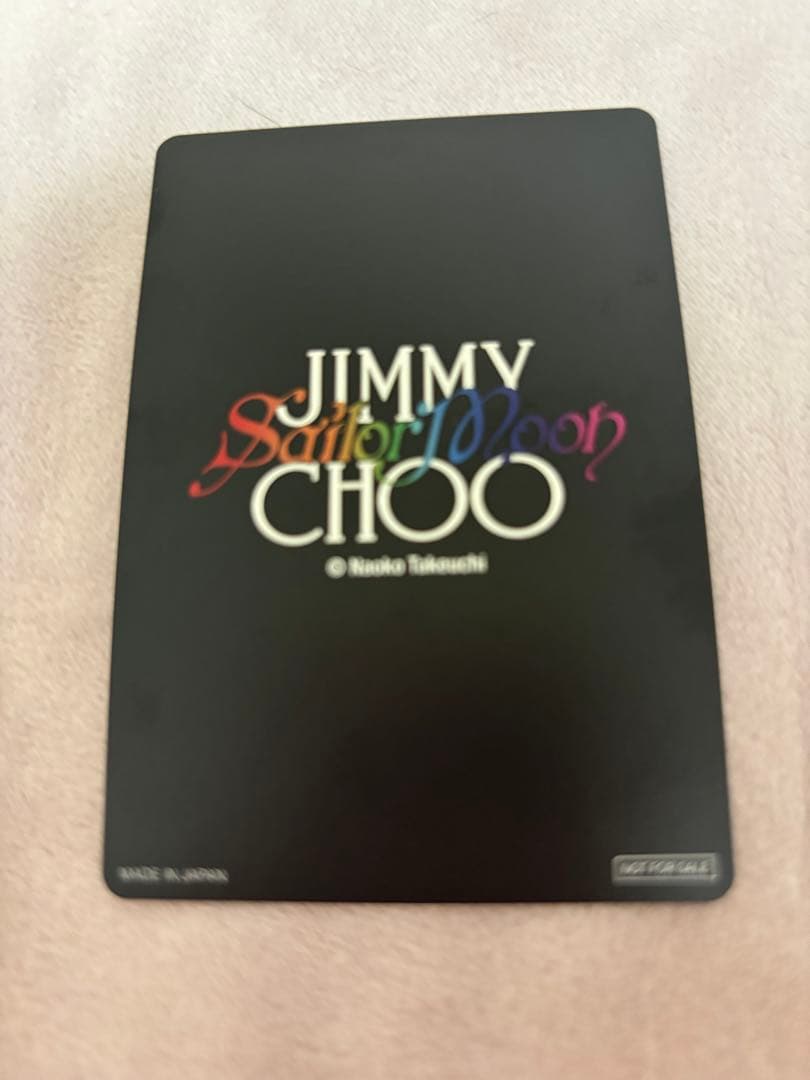 ジミーチュウjimmychoo×セーラームーンカードセーラーちびムーンレア非売品