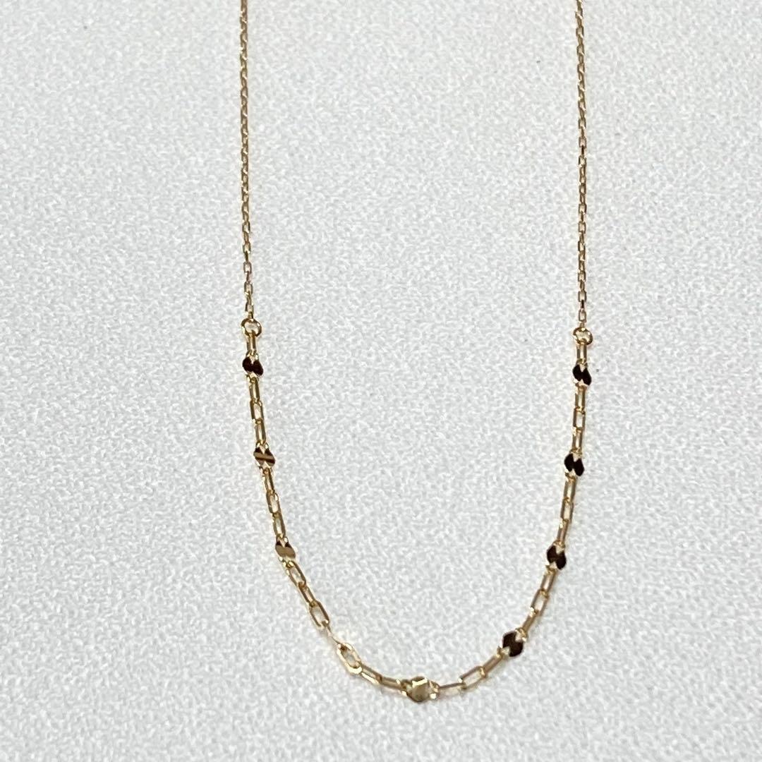 【未使用】les bonbon NOBLE K10ネックレス 上品・洗練デザイン