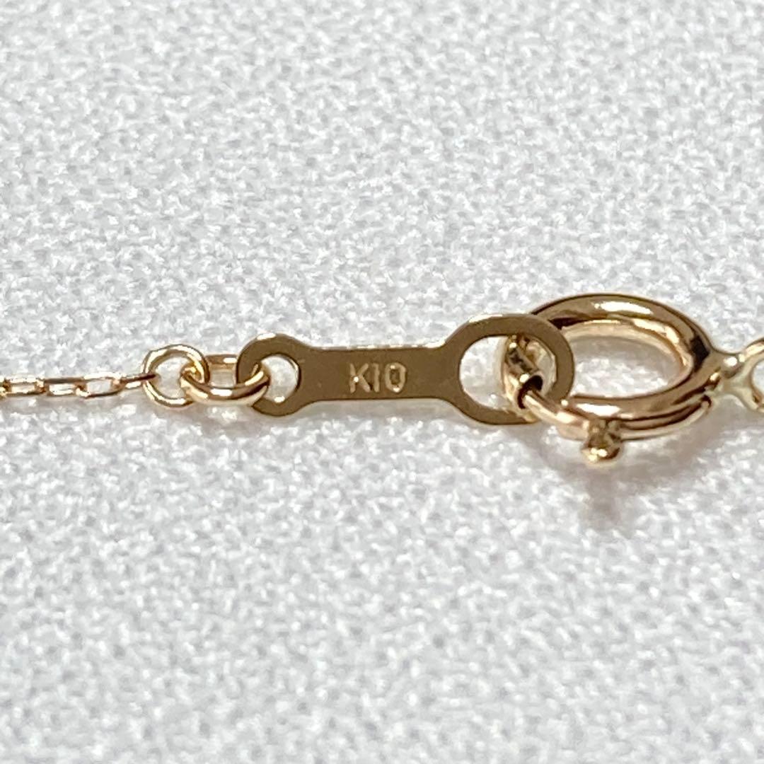 【未使用】les bonbon NOBLE K10ネックレス 上品・洗練デザイン