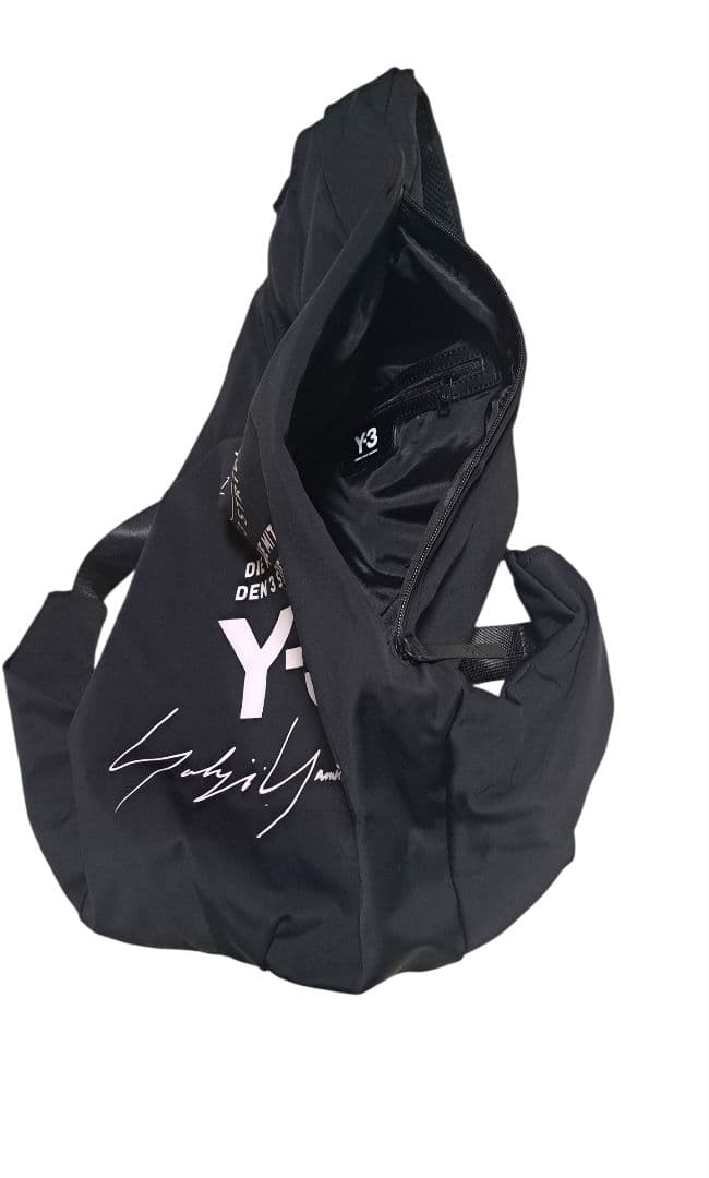 Y-3 ブラックバックパック　adidas　ヨウジヤマモト