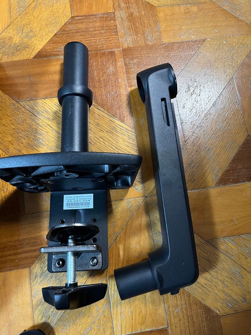 エルゴトロン LX デスクモニターアーム マットブラック