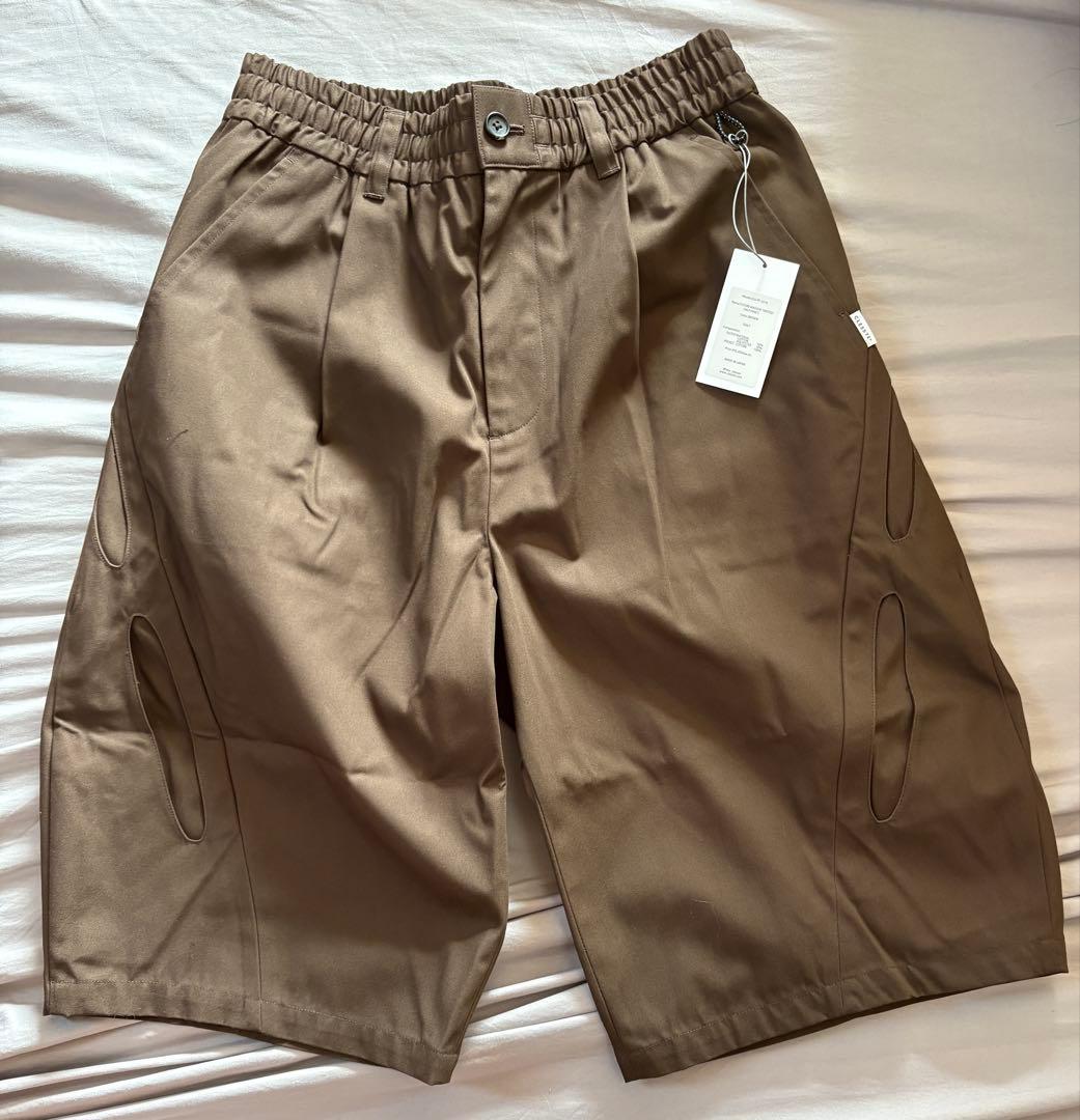 パンツ clesste FUTUREMASSIVETWISTED HALF-PANTS