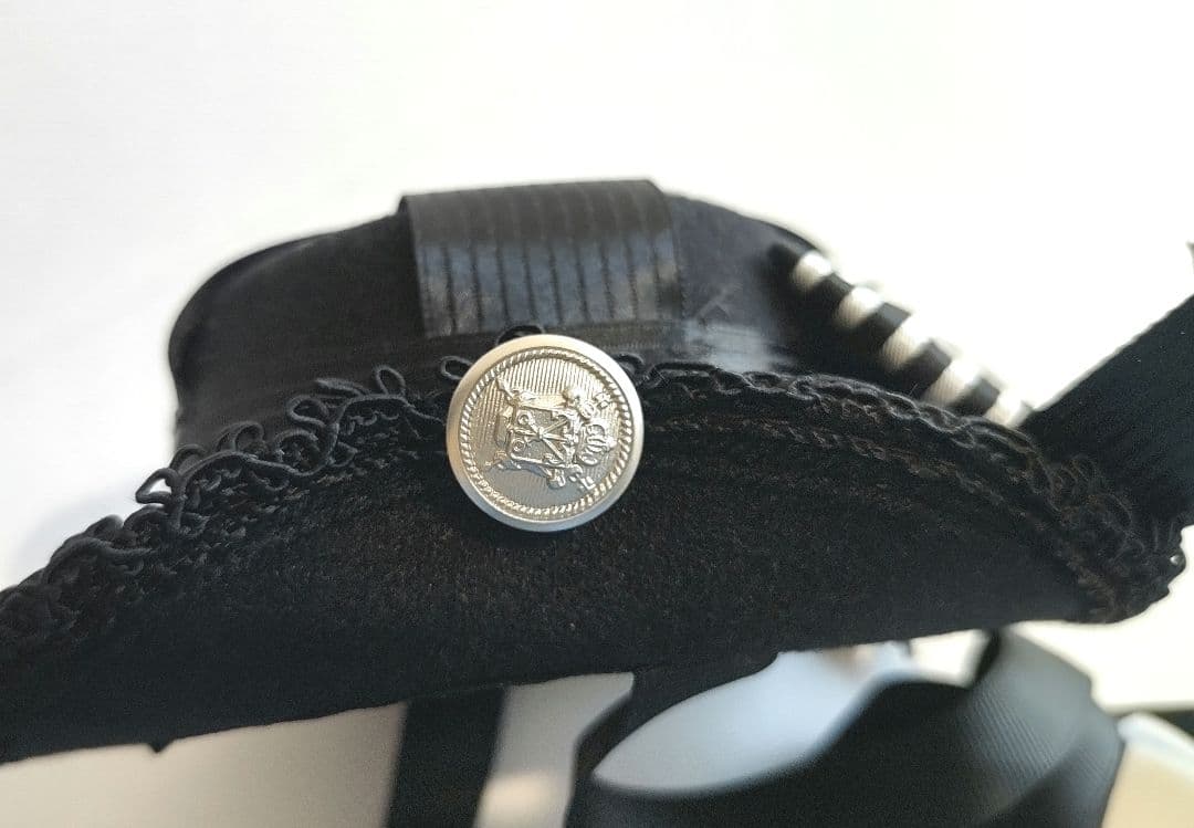 ALICE and the PIRATES 羽根付きストライプリボンミニハット