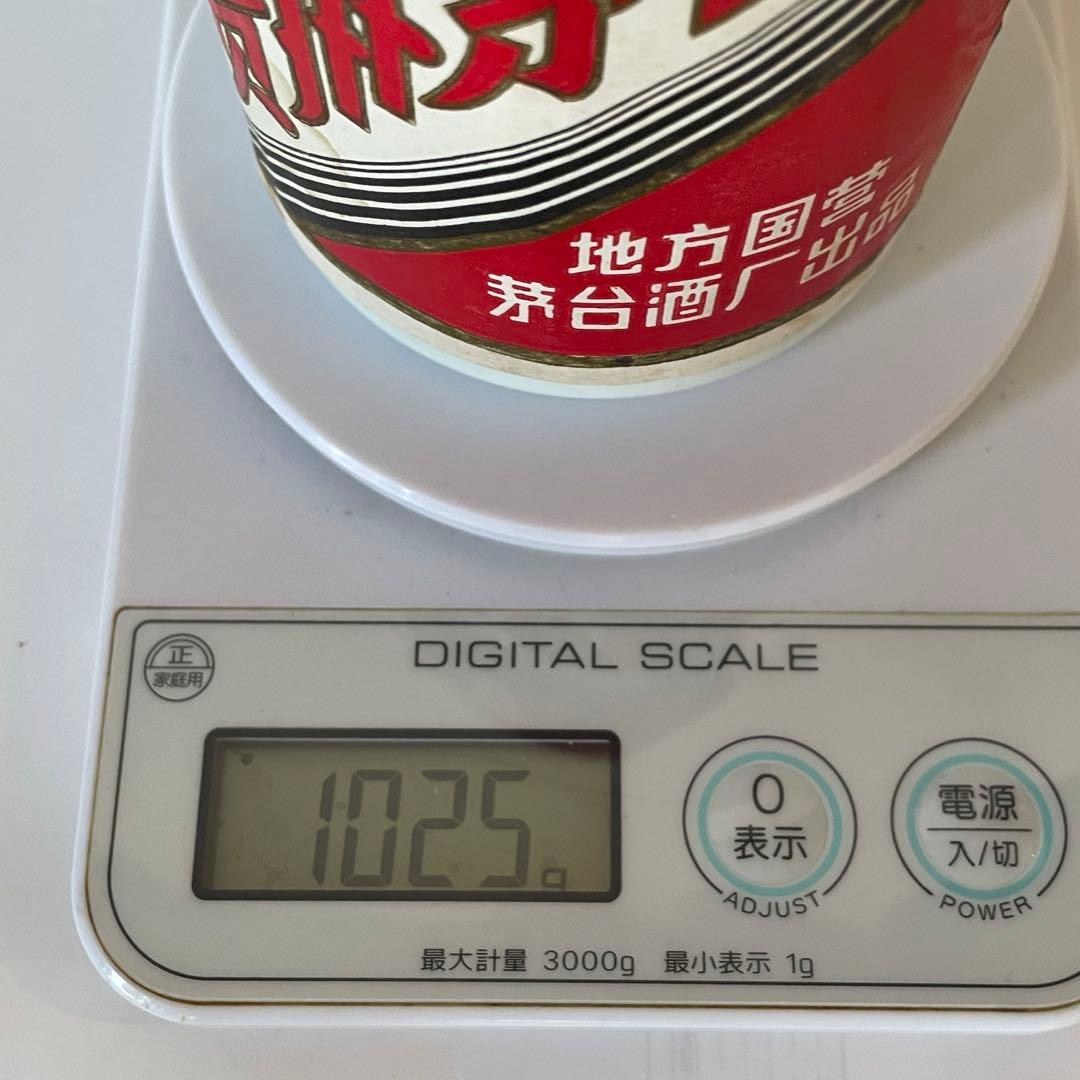 超稀少! 貴州茅台酒1987年 五星麦 マオタイ 54度 正規品 重さ1025g