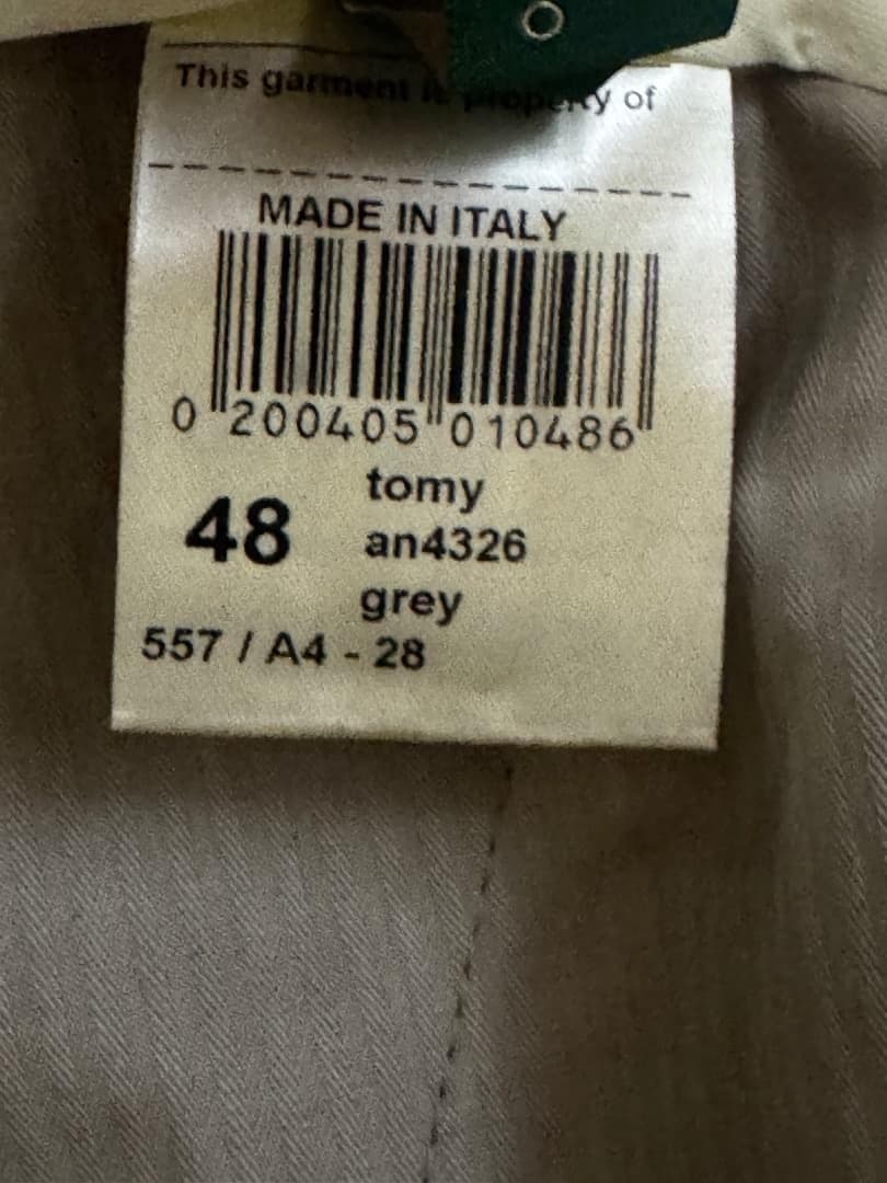 ベルウィッチ TOMY トミー トラウザーパンツ 今季 サイズ48 新品 本物