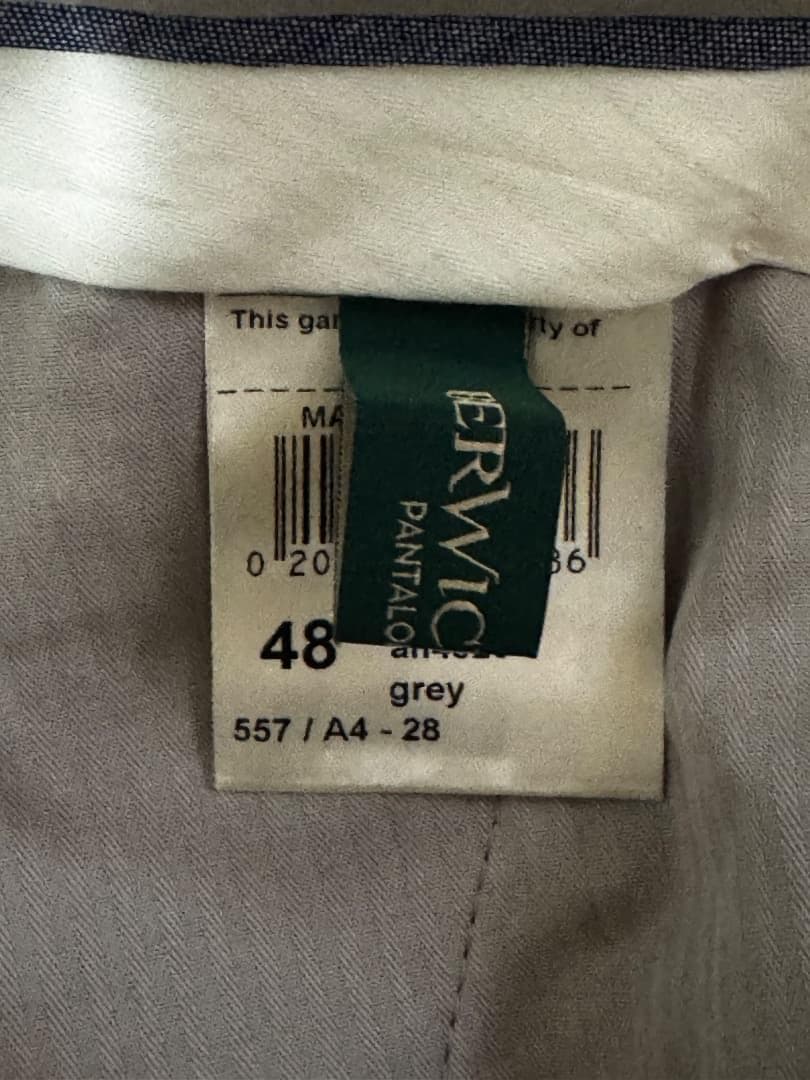 ベルウィッチ TOMY トミー トラウザーパンツ 今季 サイズ48 新品 本物