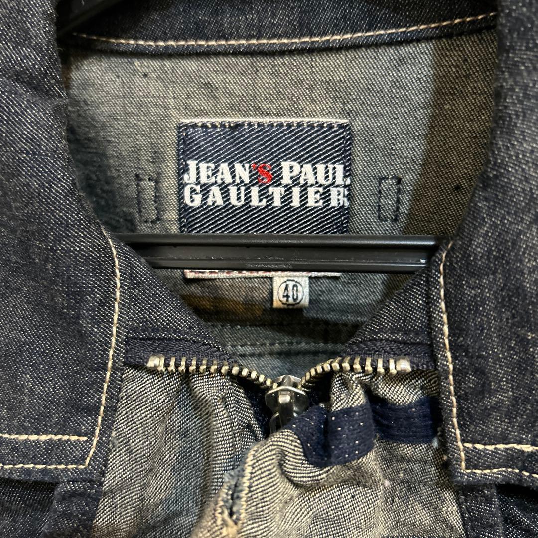JEAN PAUL GAULTIER フリルデニムジャケット 40