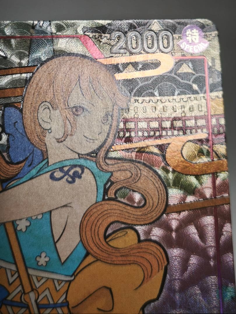 ワンピースカード　1stAnniversary　英語版　ナミ　プロモ　浮世絵