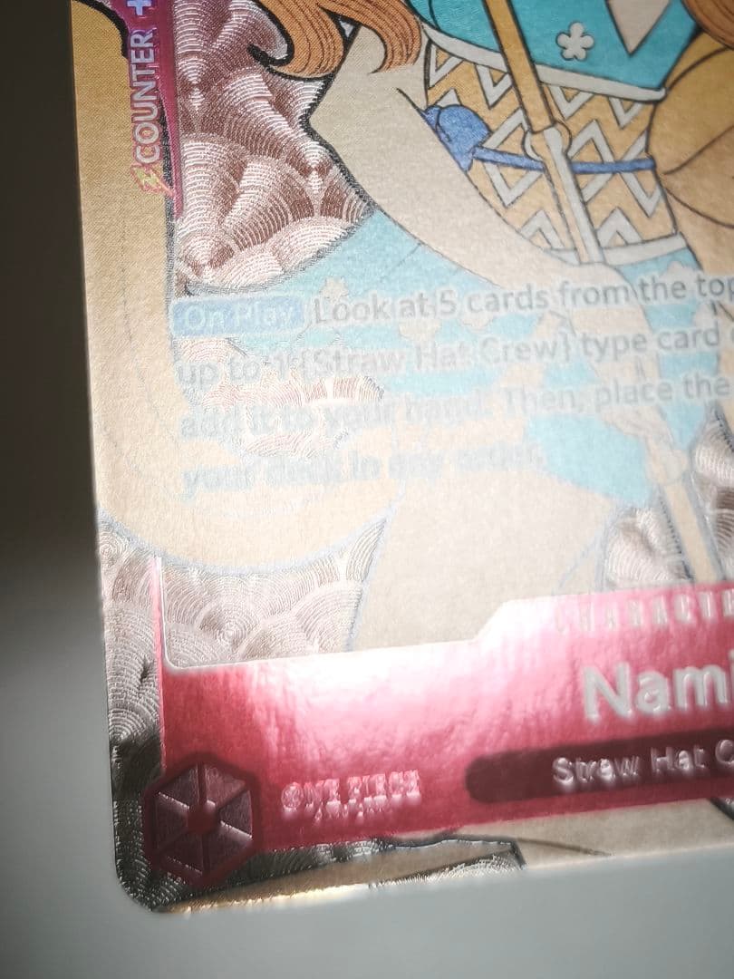 ワンピースカード　1stAnniversary　英語版　ナミ　プロモ　浮世絵