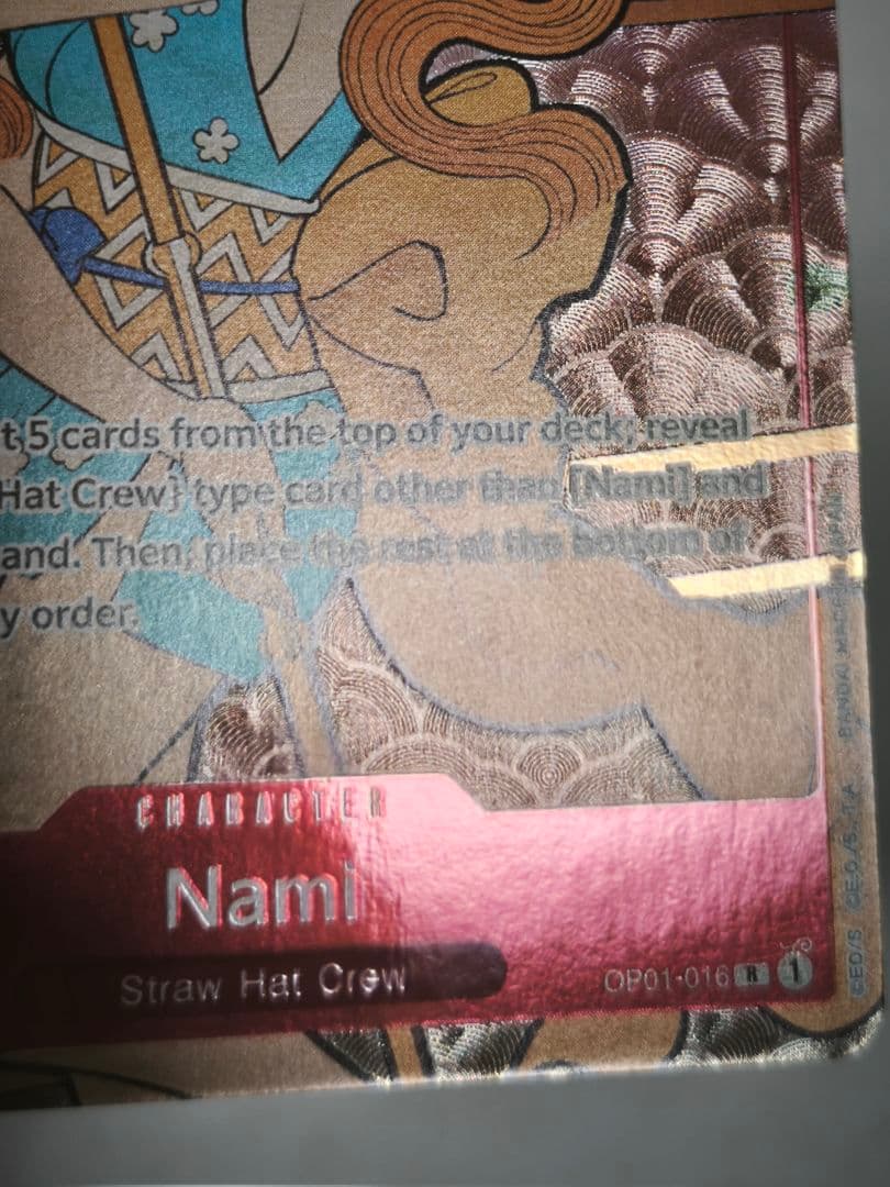 ワンピースカード　1stAnniversary　英語版　ナミ　プロモ　浮世絵