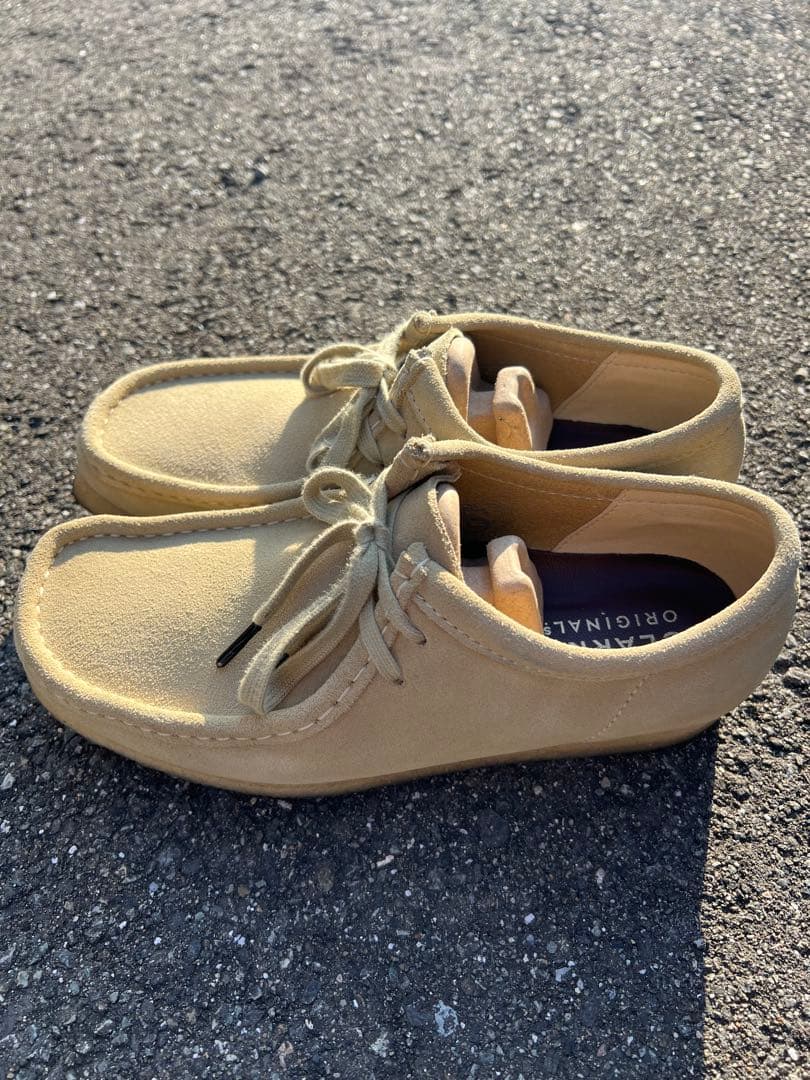 Clarks ワラビー ベージュ【26cm】