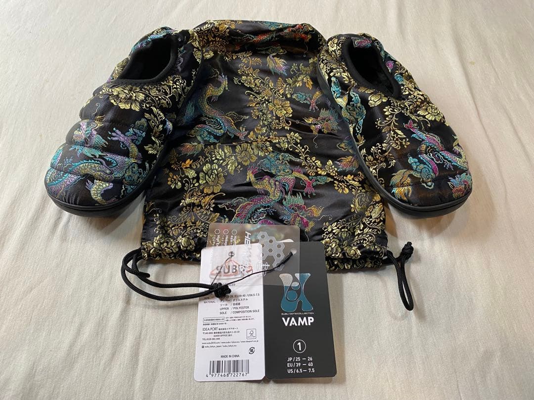 1新品未使用　SUBU VAMP チャイナドレス サンダルシューズ　BLK