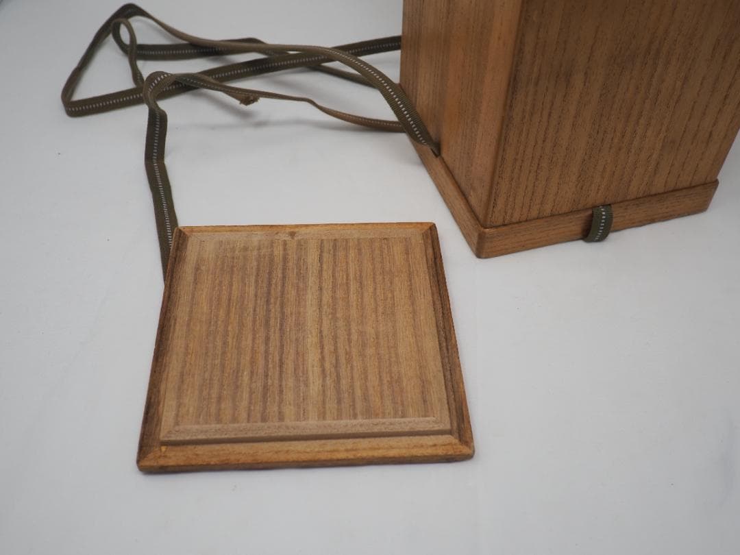 玳瑁斑文　中国　瓶　まだら模様　木箱入り