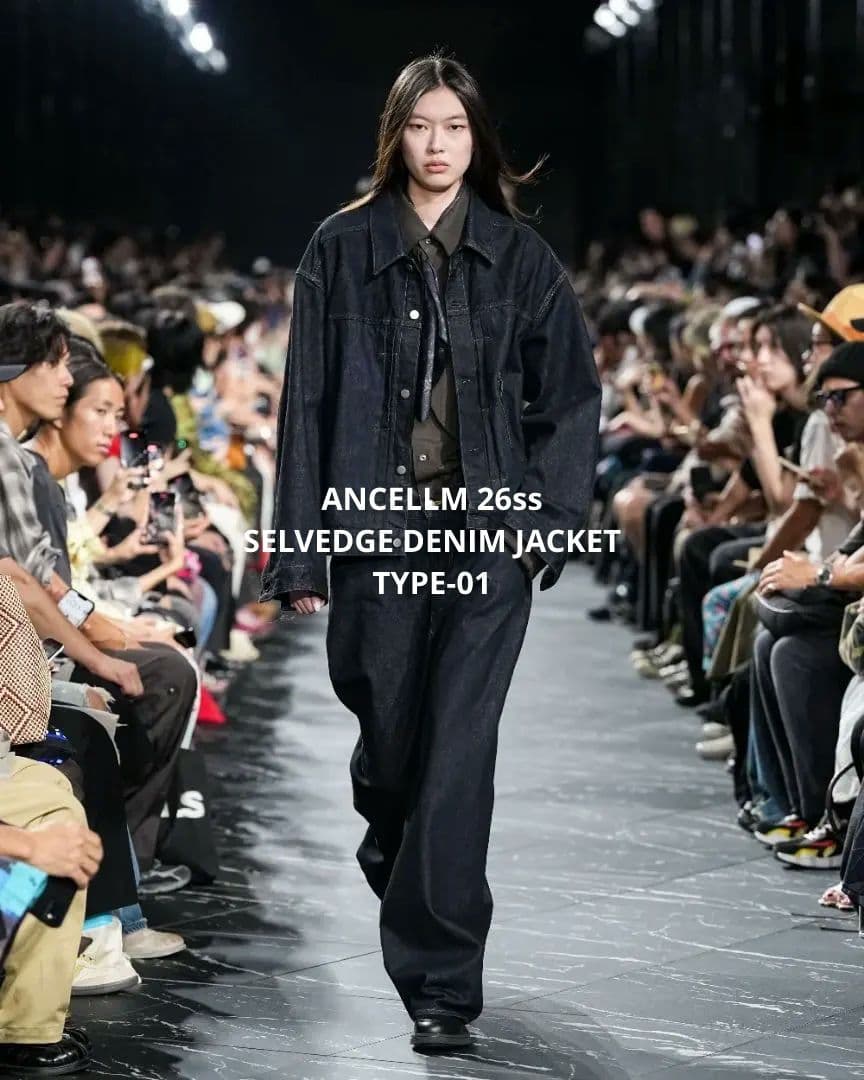 ジャケット・アウター ANCELLM 26ss SELVEDGE DENIM JACKET