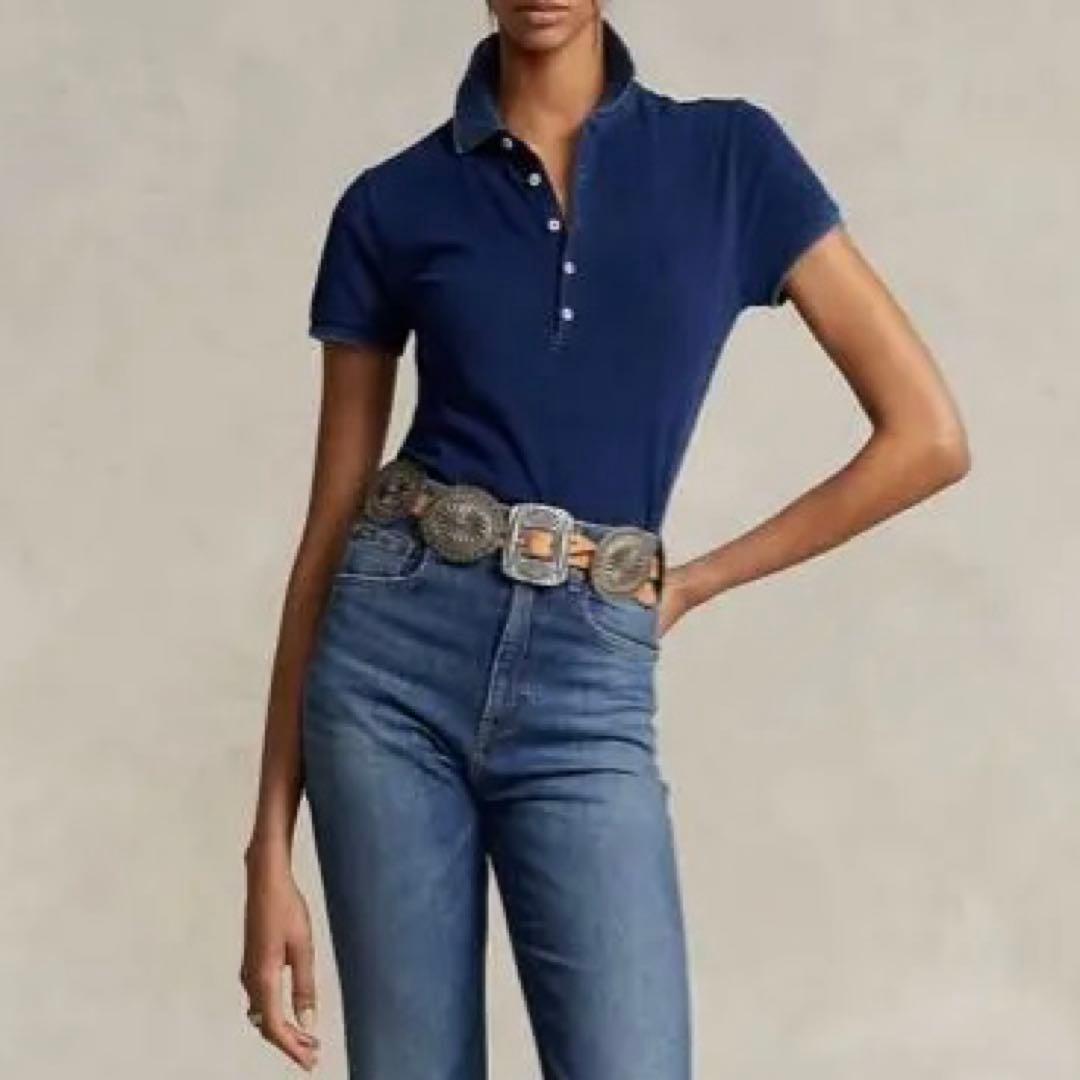 現行販売品　ポロラルフローレン　スリム フィット ストレッチ ポロシャツ