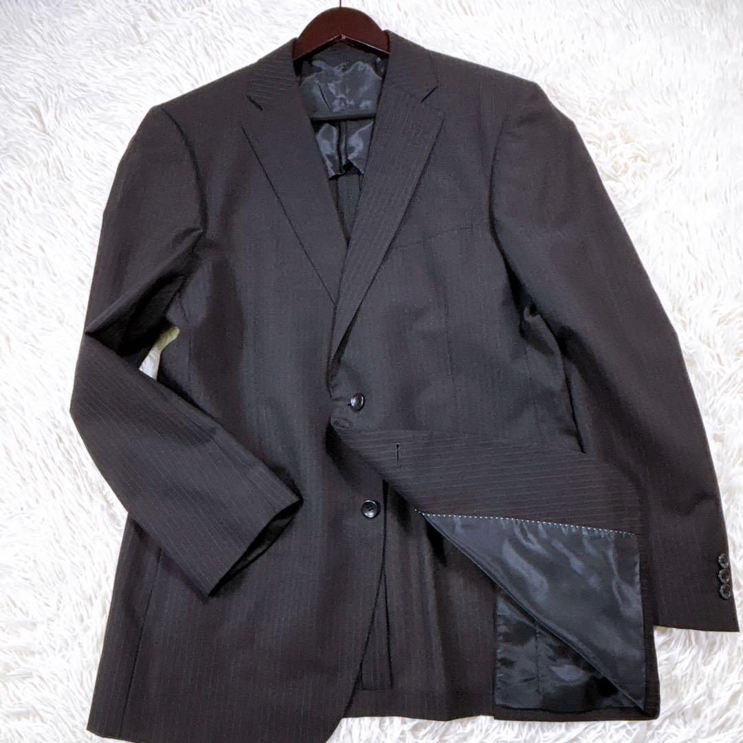 【極美品⭐️AB8⭐️希少】クリスチャンオラーニ　ビジネススーツセットアップ　黒