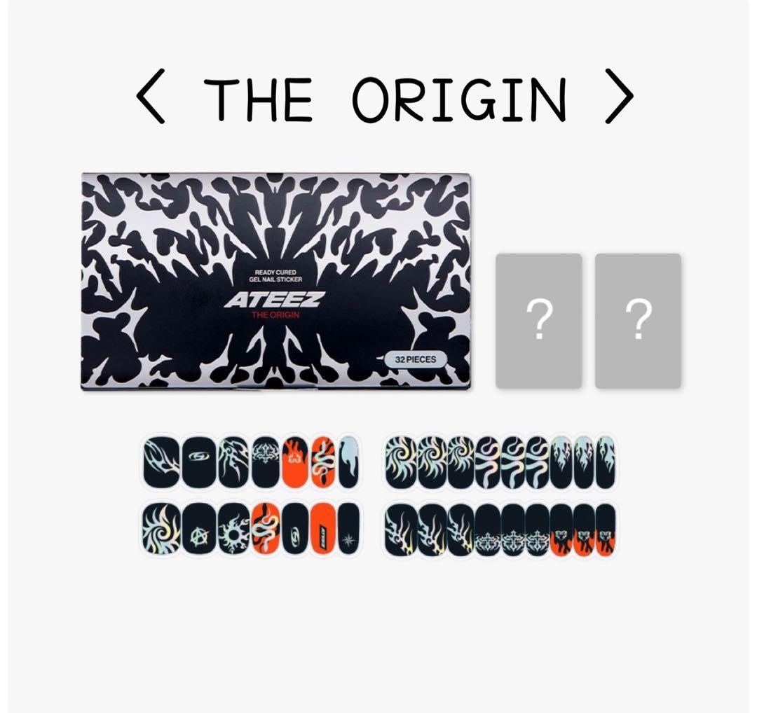 ATEEZ サン ネイルトレカ ブラック